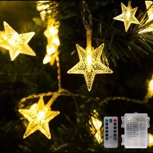 LED Stars Fairy String Lights for Indoor& Outdoor Christmas,Wedding Decoration